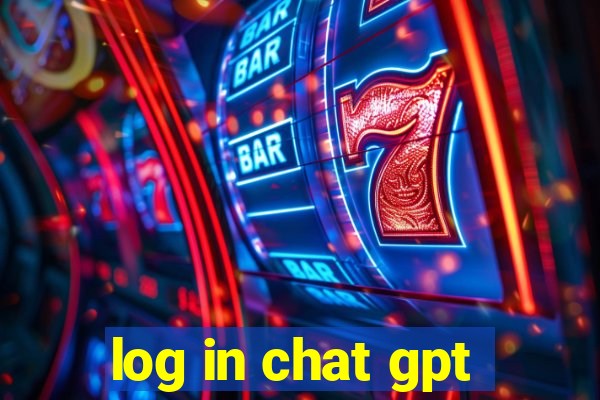 log in chat gpt